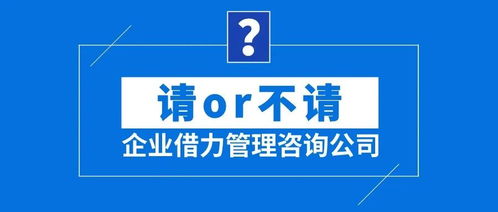 企业借力管理咨询公司 请or不请？